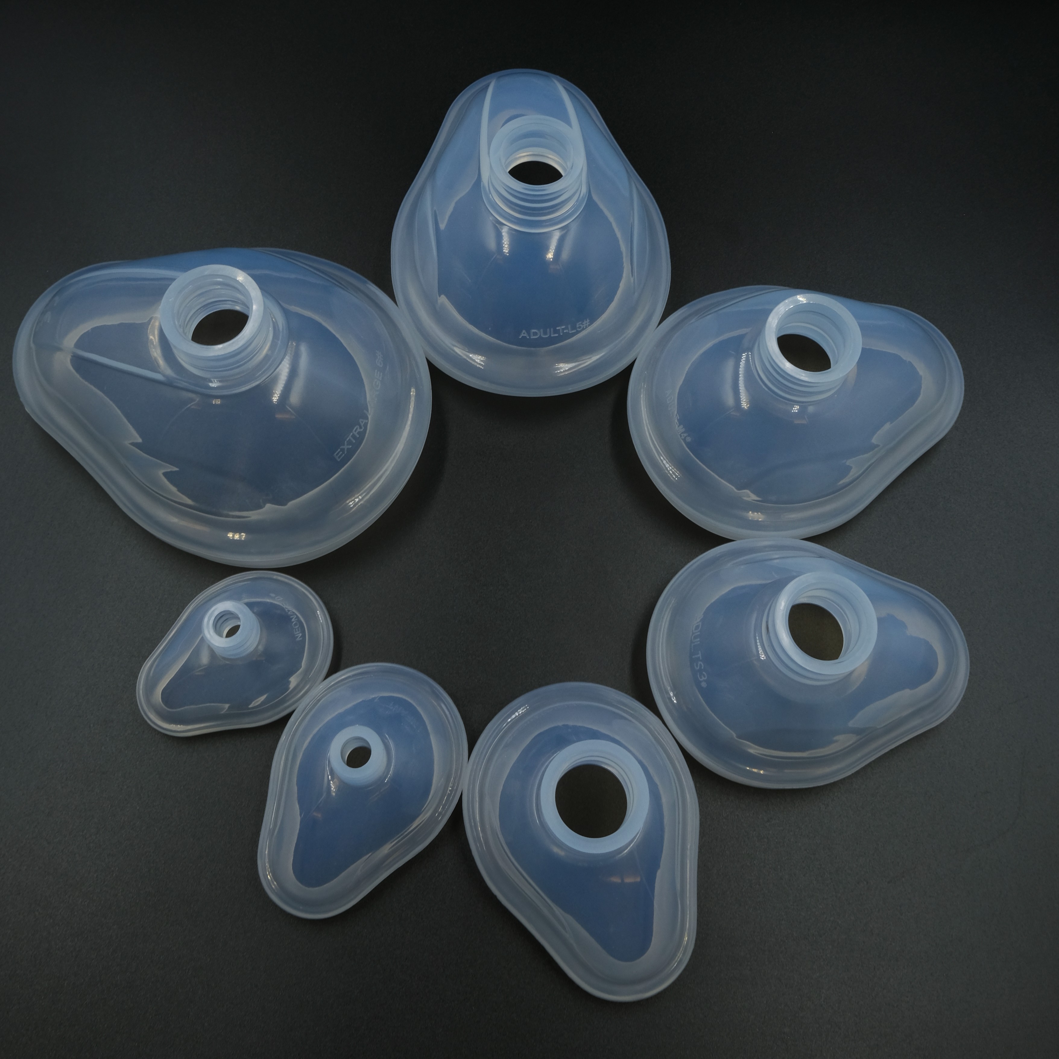 SİLİKON ANESTEZİ MASKESİ - ÇOK KULLANIMLIK